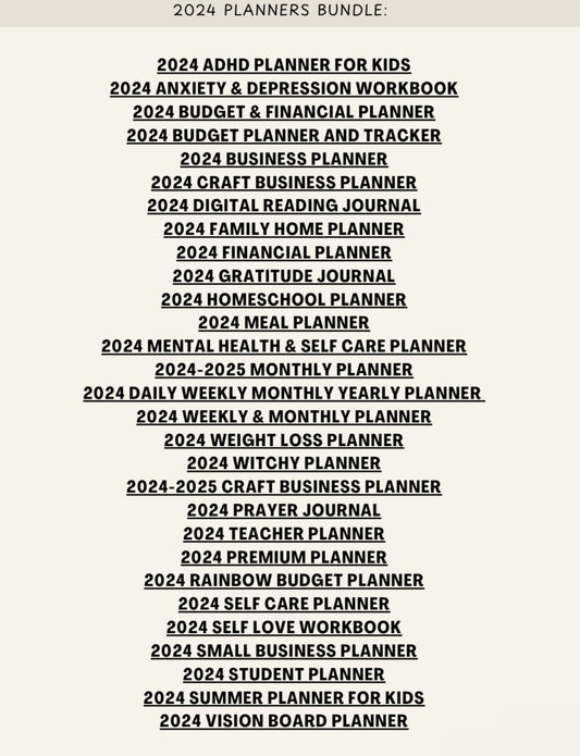 900+ Planner & Journals